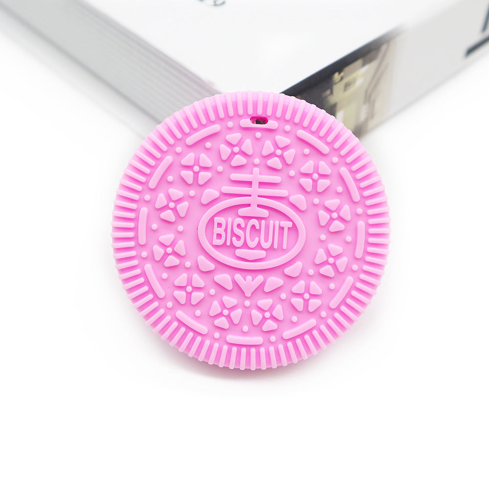 Wholesale 10PCS/PACK Silicone Sandwich Biscuits Donuts Anti-Eater Teether